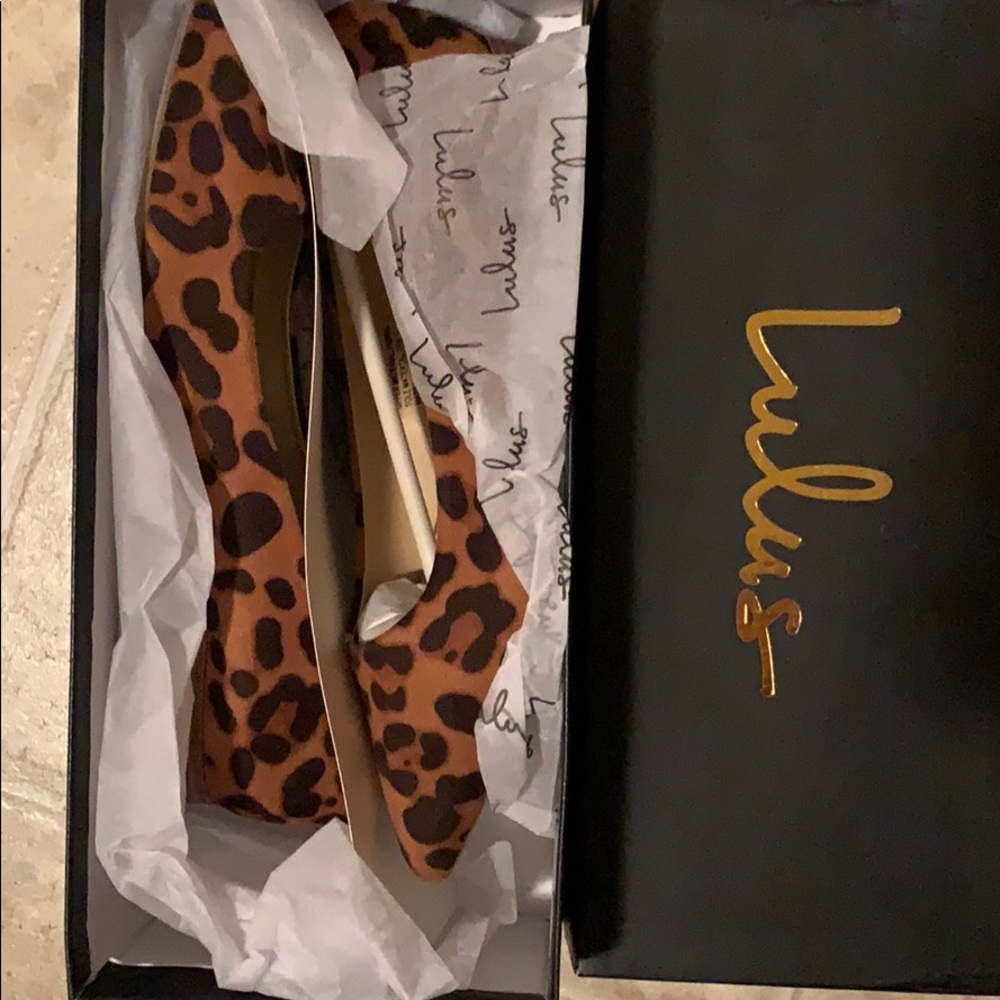 Cheetah Print Kitten Heel